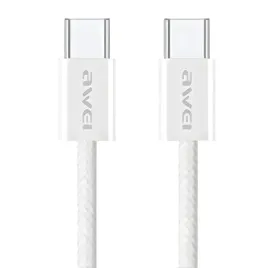 awei-kabel-cl-219t-usb-c-na-usb-c-60w-bialy-white-iphone-15