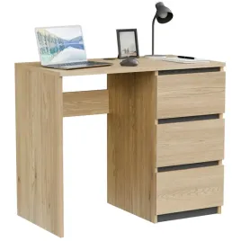 biurko-komputerowe-czarne-dabszufladami-90-cm-i-pojemne-latwy-montaz-biuro