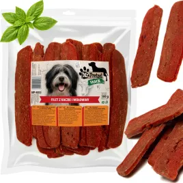 przysmak-przekaska-dla-psa-filet-z-kaczki-i-wolowiny-mr-pretzel-500g