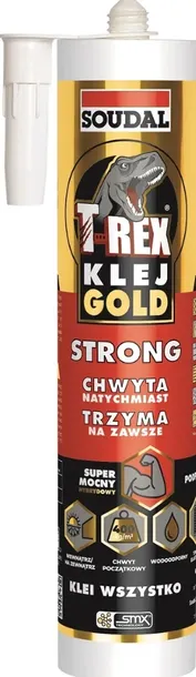 SOUDAL T-REX GOLD Super mocny klej montażowy
