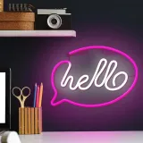 neon-led-hello-roz-bialy-bat-usb-flne15-forever-light-stan-nowy-wysokosc-produktu-21-cm