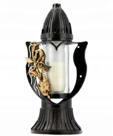 znicz-lampion-duzy-wazon-czarny-tuba-31cm-1szt