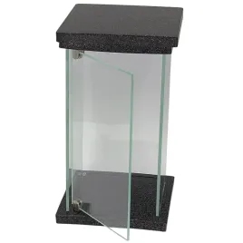 lampion-znicz-kamienny-otwierany-lk13-szklo-drzwiczki-trwaly-czarny-wklad