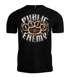 koszulka-meska-t-shirt-public-enemy-kastet-czarna