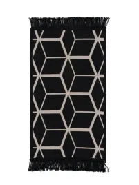 dwustronny-dywanik-chodniczek-orient-40x70-2-cubes-carny-bezowy-fredzelki
