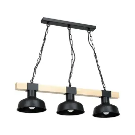 lampa-wiszaca-czarna-drewno-faro-black-natural-wood-3xe27-60w