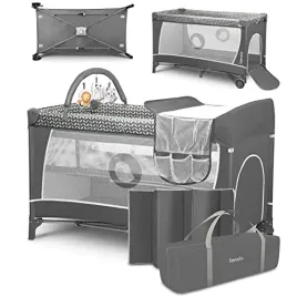 lionelo-flower-lozeczko-turystyczne-z-przewijakiem