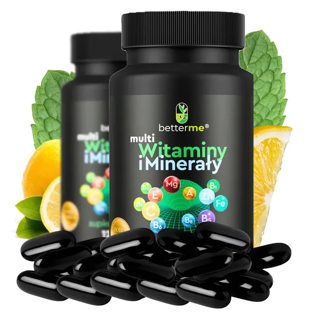 Multiwitamina 100% RWS + Minerały 240 kapsułek miękkich | BetterMe