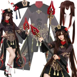 stroj-hu-tao-genshin-impact-cosplay-wojowniczka-peruka-miecz-xs-152-158-cm