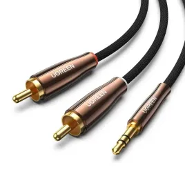 kabel-audio-ugreen-av170-35-mm-do-2x-rca-czarny-1m-wysoka-jakosc
