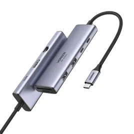 hub-usb-c-ugreen-cm498-3x-usb-hdmi-vga-rj45-sd-tf-pd-100w