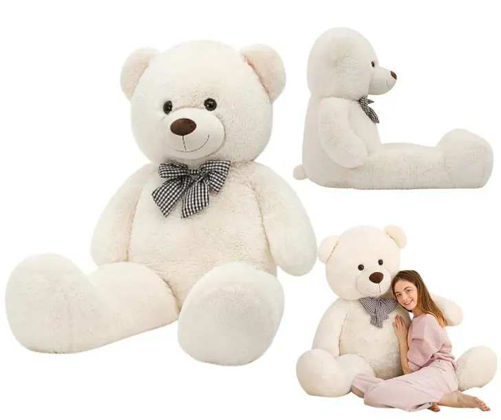 MASKOTKA MIŚ PLUSZOWY DUŻY PLUSZAK ZABAWKA 140CM PREZENT DLA DZIECKA MIĘKKI