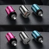 inteligentna-mini-ladowarka-samochodowa-usb-typ-c-30w-quick-charge-3-0-pd-3-waga-z-opakowaniem-0-15-kg-kolor-szary
