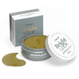 clavier-zelowe-platki-pod-oczy-bright-look-gold-black-pearl-60-szt