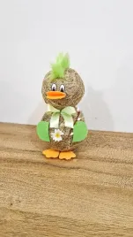 zielona-kaczuszka-wielkanocna-figurka-z-siana-na-wielkanoc-duza