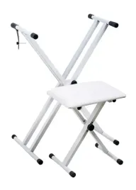 bialy-statyw-stojak-podwojny-lawa-stolek-krzeslo-pod-keyboard-pianino