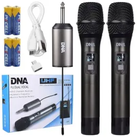 dna-fu-dual-vocal-zestaw-2-mikrofony-bezprzewodowe-uhf-jack-63-karaoke-lcd