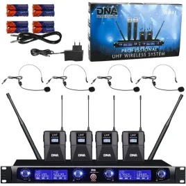 zestaw-4-bezprzewodowe-mikrofony-naglowne-uhf-stacja-odbiornik