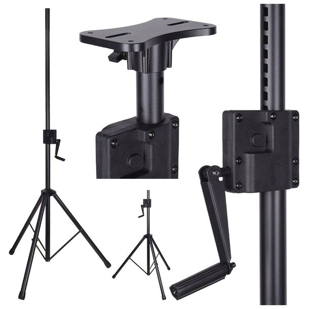 STATYW KOLUMNOWY NAGŁOŚNIENIOWY Z WINDĄ REGULOWANY 130-210CM UDŹWIG 70KG