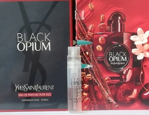 YVES SAINT LAURENT BLACK OPIUM EAU DE PARFUM OVER RED 1,2 ml.