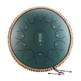bebenek-tongue-drum-handpan-13-tonow-14-cali-duzy-zielony-paleczki-torba