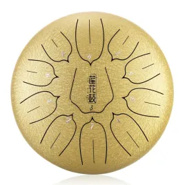 bebenek-tongue-drum-handpan-11-ton-12-cali-zloty-paleczki-torba-nakladki