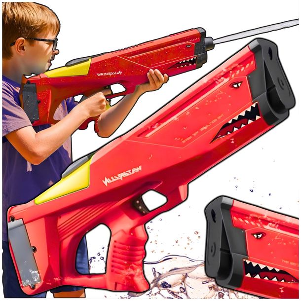 PISTOLET NA WODĘ ELEKTRYCZNY AUTOMATYCZNY NA AKUMULATOR DUŻY ZASIĘG 12M