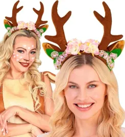 opaska-rogi-renifera-brazowa-boze-narodzenie-jaselka-renifer-swiateczna