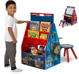 psi-patrol-tablica-regal-biblioteczka-biurko-pojemnik-stolik-dzieci-2w1