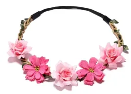 wianek-opaska-kwiat-glowe-rozowe-kwiatki-panienski-slubny-na-gumce