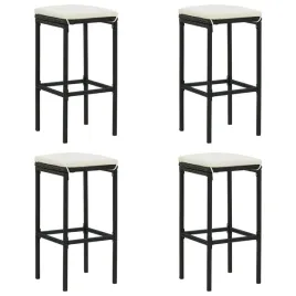 stolki-barowe-z-poduszkami-4-szt-czarne-polirattan