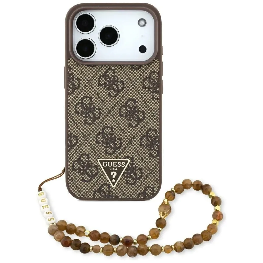 etui-guess-4g-strap-triangle-logo-magsafe-do-iphone-17-pro-brazowy