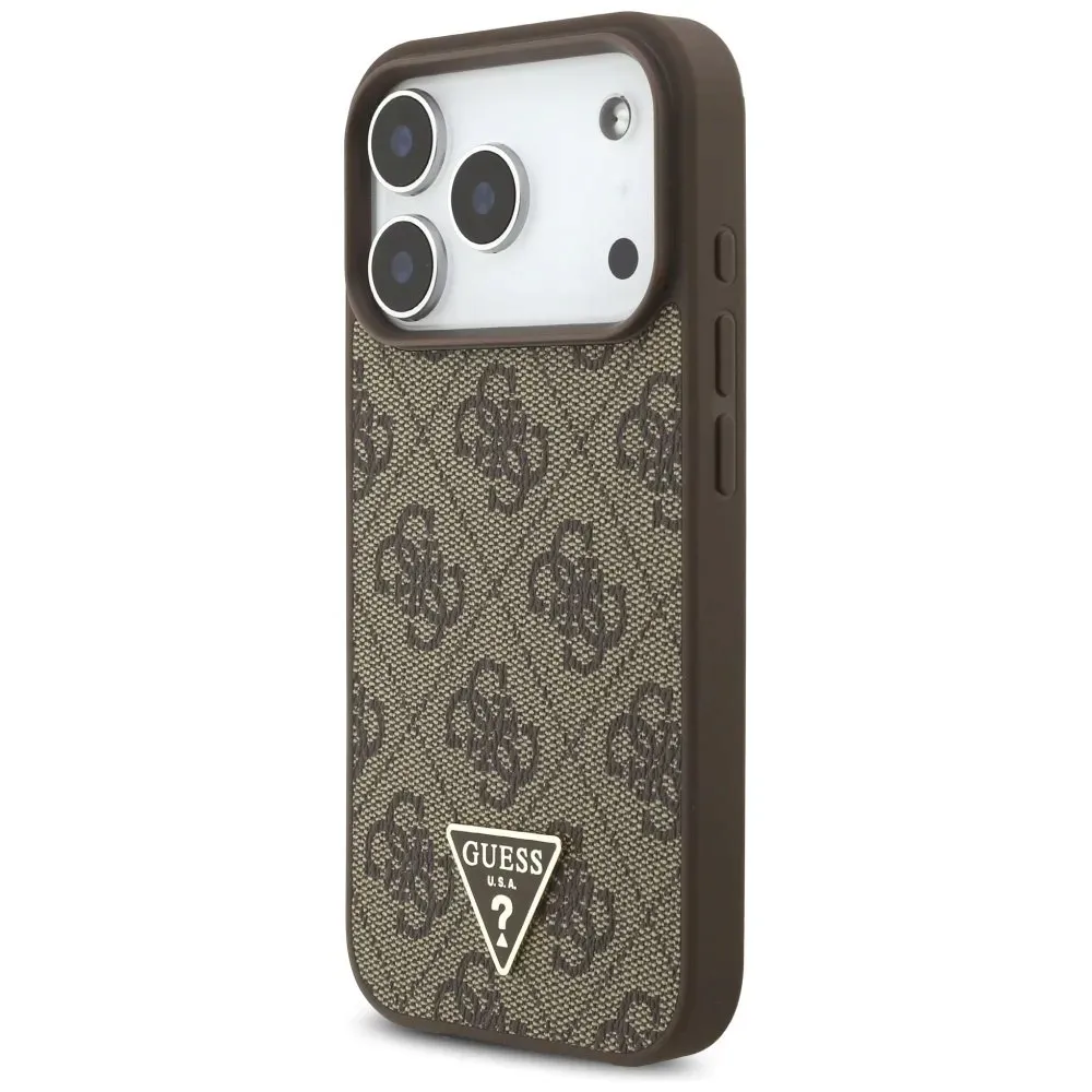 etui-guess-4g-strap-triangle-logo-magsafe-do-iphone-17-pro-brazowy