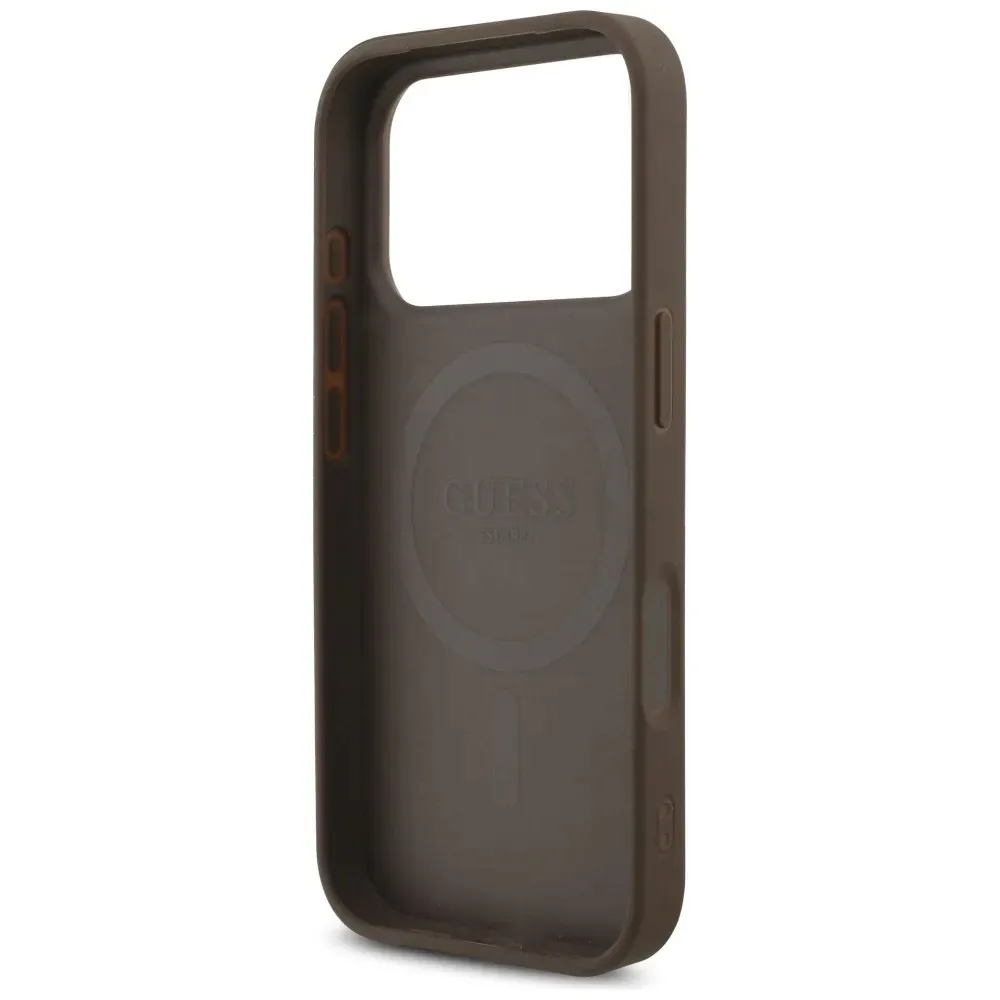 etui-guess-4g-strap-triangle-logo-magsafe-do-iphone-17-pro-brazowy