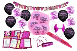 balony-zestaw-led-swiecacy-na-wieczor-panienski-przed-slub-rogi-szarfa