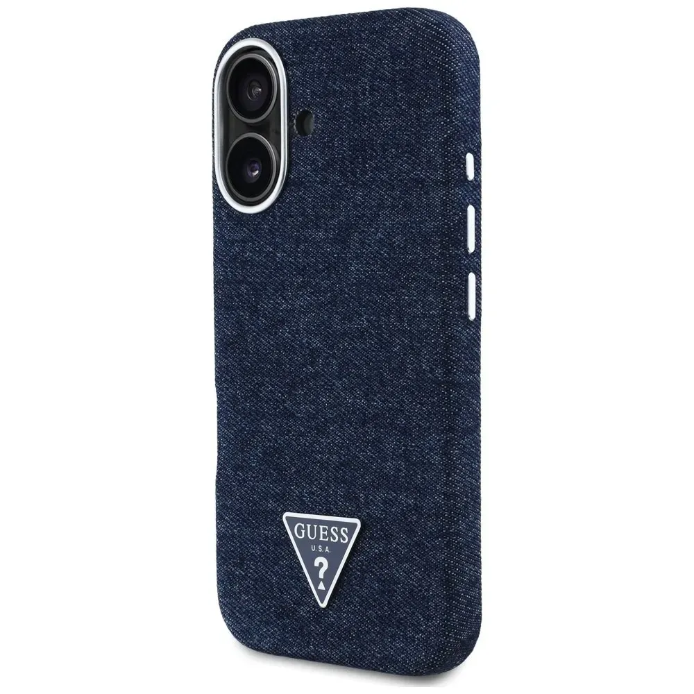 etui-guess-denim-triangle-logo-magsafe-do-iphone-16-niebieski
