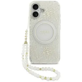 etui-guess-iml-flowers-electro-pearl-strap-magsafe-do-iphone-17-bialy