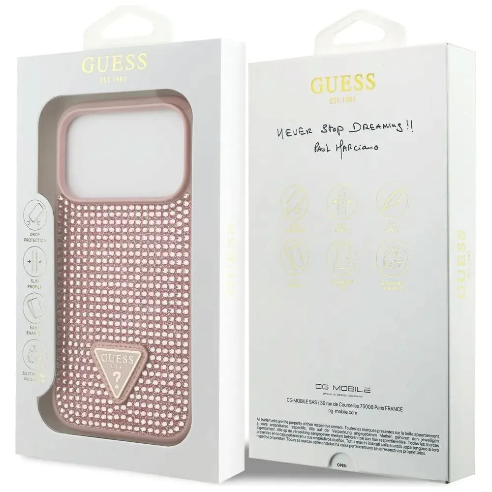 etui-guess-rhinestone-triangle-logo-do-iphone-17-pro-rozowy-stan-nowy