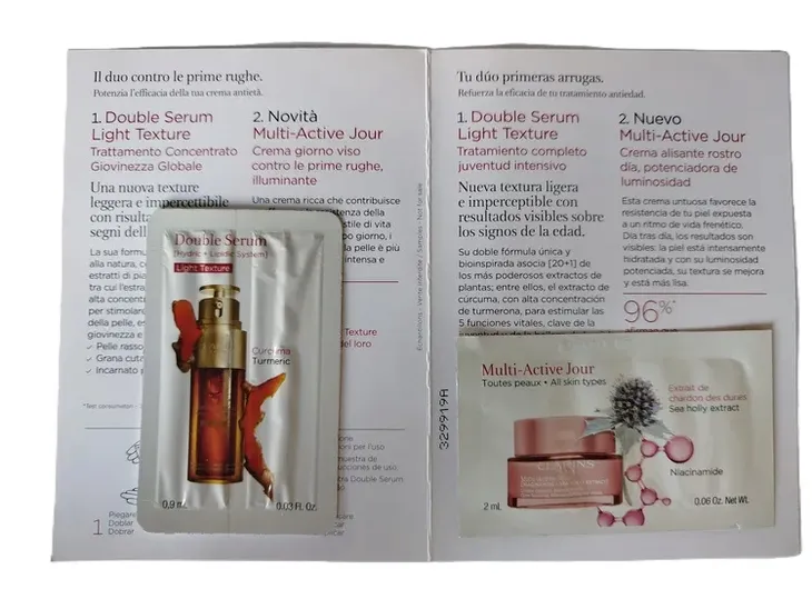 clarins-double-serum-light-texture-09ml-multi-active-jour-2ml-probka