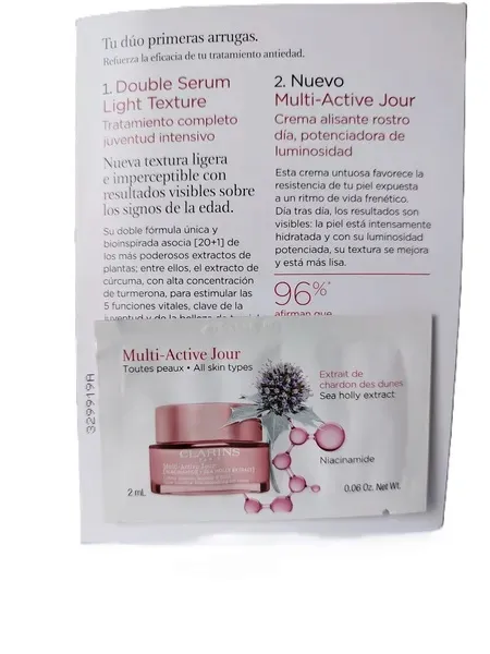 clarins-double-serum-light-texture-09ml-multi-active-jour-2ml-probka