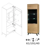wayne-witryna-przeszklona-61-cm-opcja-led-stan-nowy