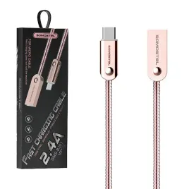kabel-usb-typ-c-2-4a-somostel-rozowy-2400mah-quick-charger-qc-3-0-1m-powerl