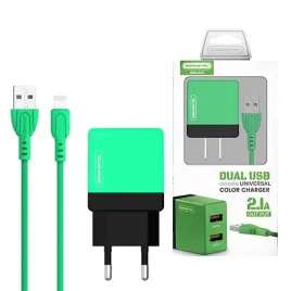 ladowarka-sieciowa-2a-kabel-iphone-zielona-somostel-2100ma-2xusb-dual-sm