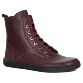 buty-damskie-barefoot-zimowe-skorzane-olivier-liv-1303-ocieplane-bordowe