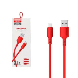 kabel-usb-typ-c-3a-somostel-czerwony-3100mah-quick-charger-1-2m-powerline-u