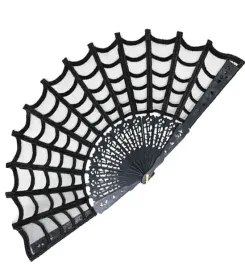 wachlarz-gotycki-wzor-pajeczyna-siatka-halloween