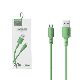 kabel-usb-micro-3a-somostel-zielony-3100mah-quick-charger-1-2m-powerline-sm