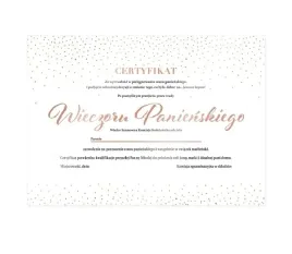 certyfikat-pamiatka-wieczor-panienski-rose-gold