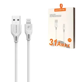 somostel-kabel-usb-lightning-3-1a-bialy-qc3-0-2m-sms-bt02