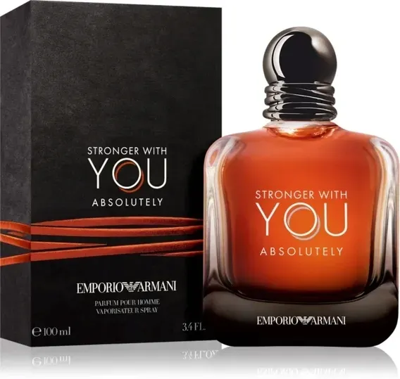 EMPORIO ARMANI STRONGER WITH YOU ABSOLUTELY 100ml - PERFUMY MĘSKIE FOLIA